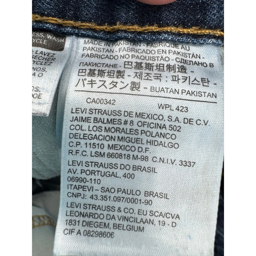Levi's 527 Slim Bootcut‎ Jeans Mens 34x30 Blue Medium Wash Denim 06990-110